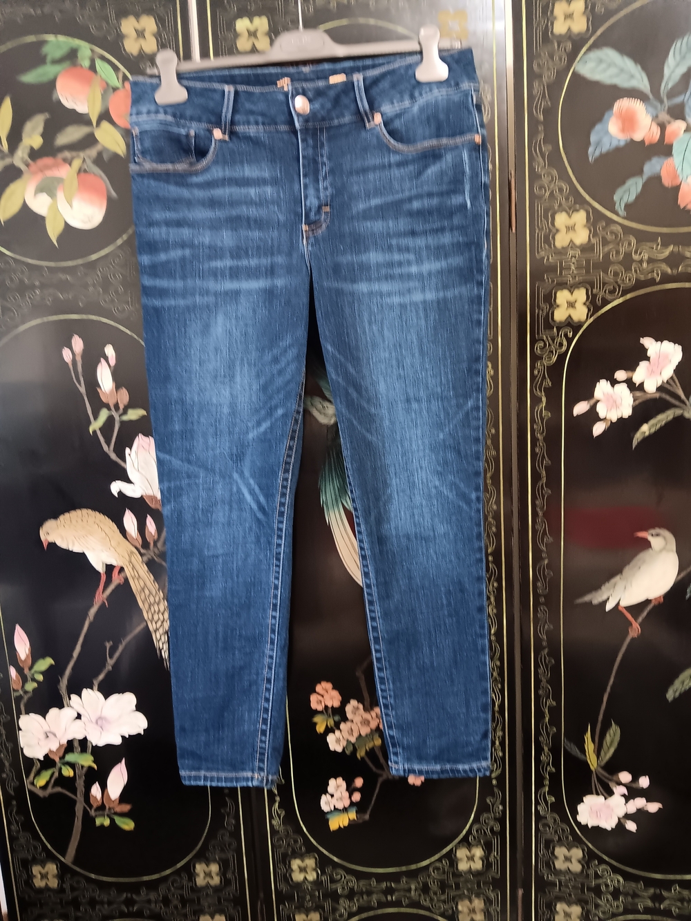 Seven7 Women's Dark Blue Skinny Jeans